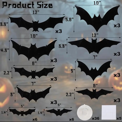 3D LED Light-Up Bats