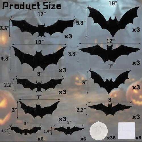 3D LED Light-Up Bats